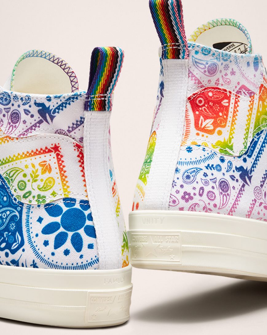 Tenisky Vysoke Converse Chuck 70 Pride Damske Biele Červené | SK DIKFE0